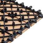 30 * 30cm WPC Modular Wood Plastic Composite Interlocking Deck Tiles