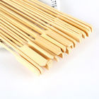 Memasak BBQ 3mm Tebal 21cm Kayu Tongkat Dayung Kerajinan Bambu